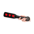 Ouch! Lip Pattern Paddle Black - Fantasies Boutique