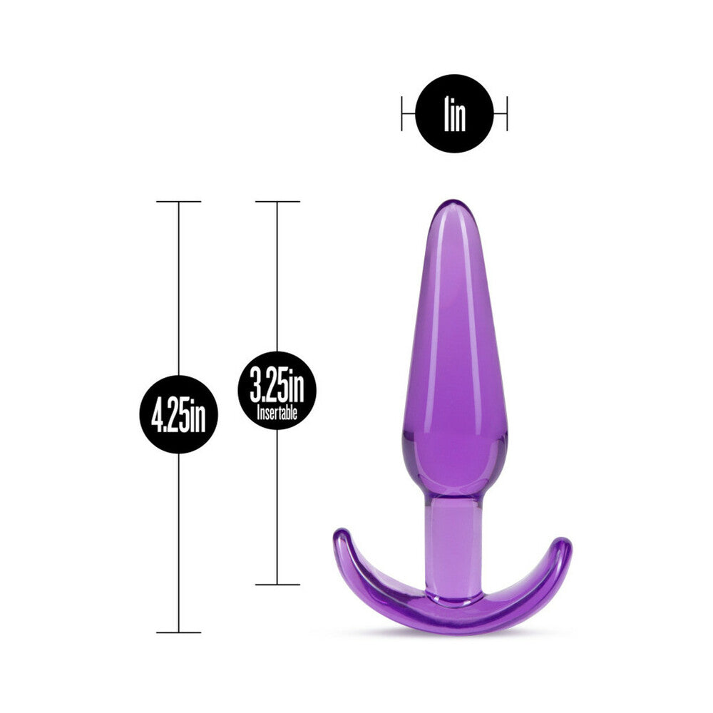 Blush B Yours Slim Anal Plug Purple - Fantasies Boutique