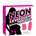 Pipedream Neon Luv Touch Remote Control Bullet Vibrator Pink - Fantasies Boutique