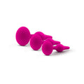 Blush Luxe 3-Piece Silicone Beginner Plug Kit Pink - Fantasies Boutique
