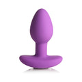 Curve Toys Gossip Pop Rocker Rechargeable Remote-Controlled Silicone Vibrating Anal Plug Violet - Fantasies Boutique