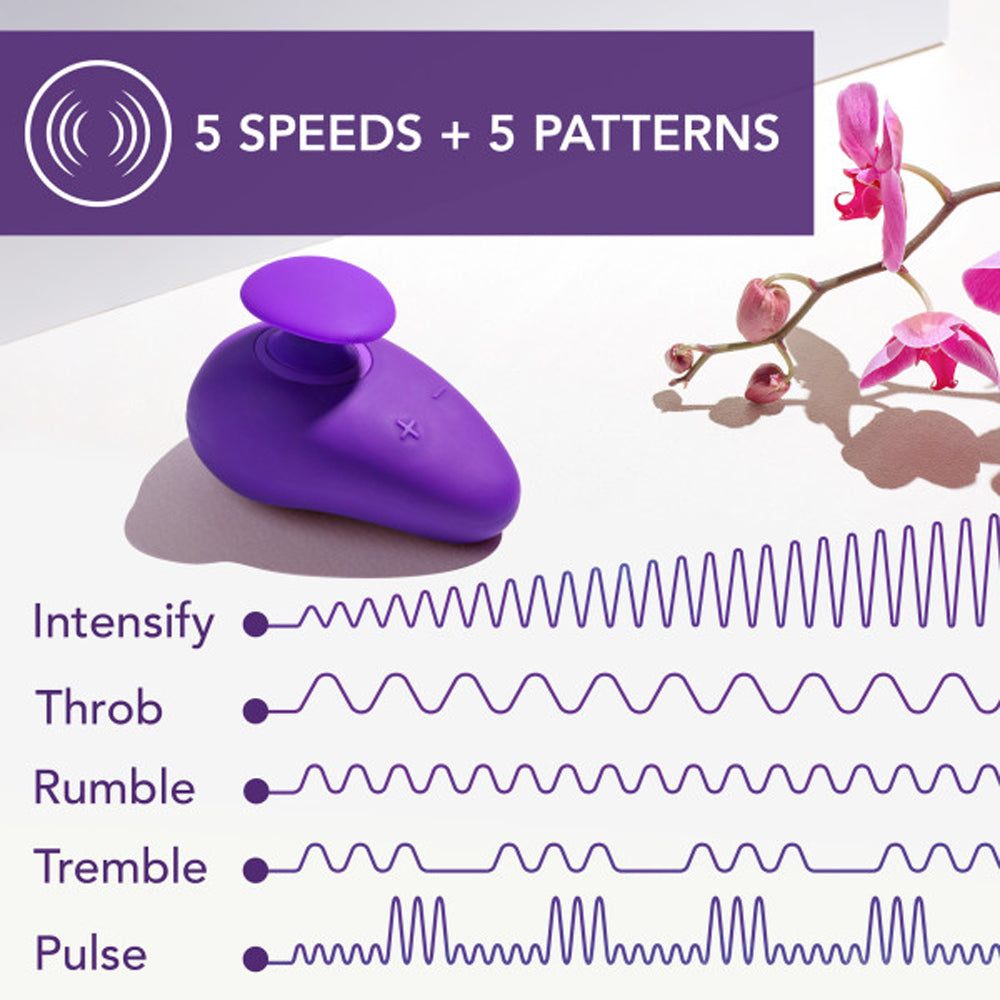 Blush Wellness Palm Sense Rechargeable Silicone Vibrator Purple - Fantasies Boutique