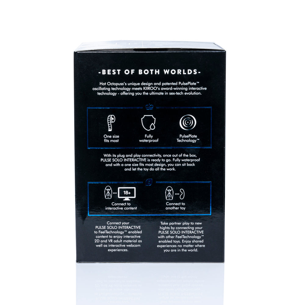 Hot Octopuss Pulse Solo Interactive Black - Fantasies Boutique