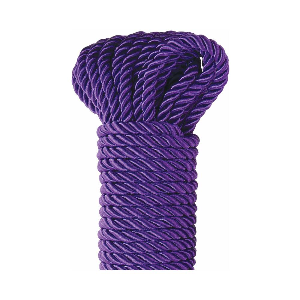 Fetish Fantasy Series Deluxe Silk Rope 9.75 m / 32 ft. Purple - Fantasies Boutique