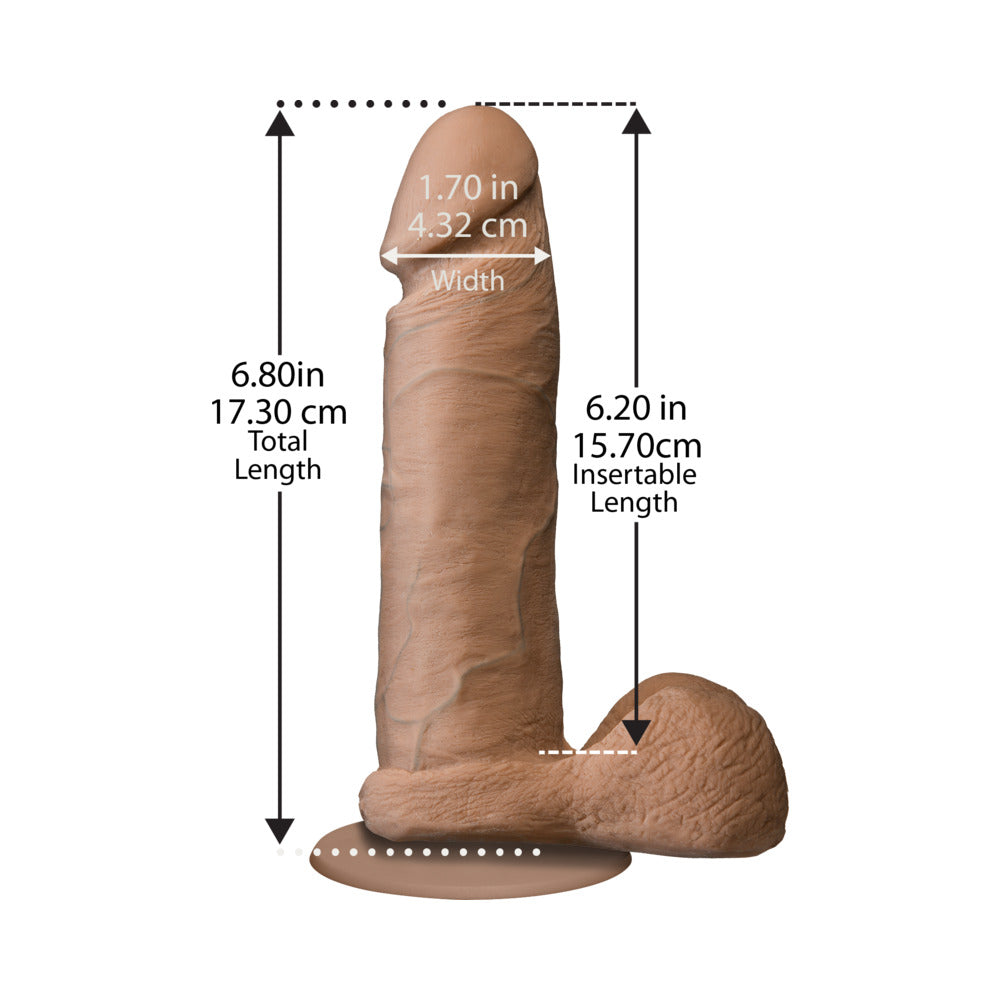 The Realistic Cock - UR3 - 6 Inch Brown - Fantasies Boutique