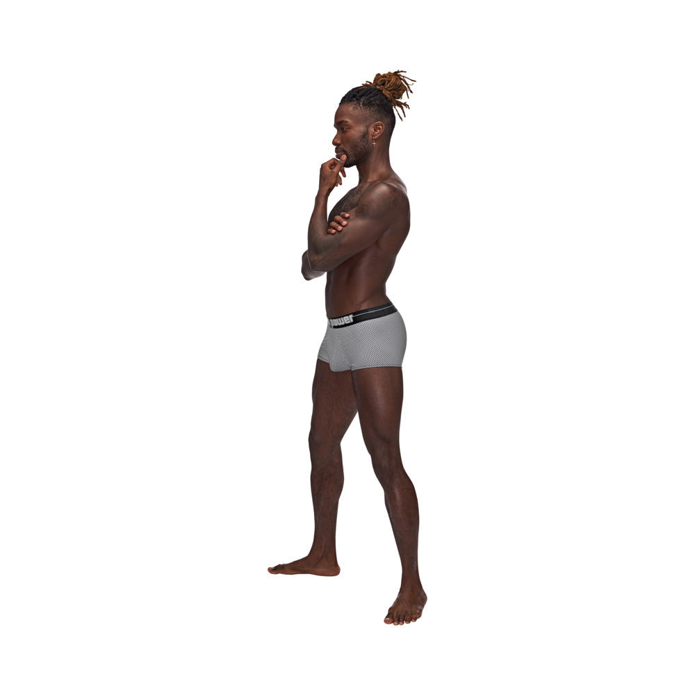 Male Power Sexagon Mini Short Gray M