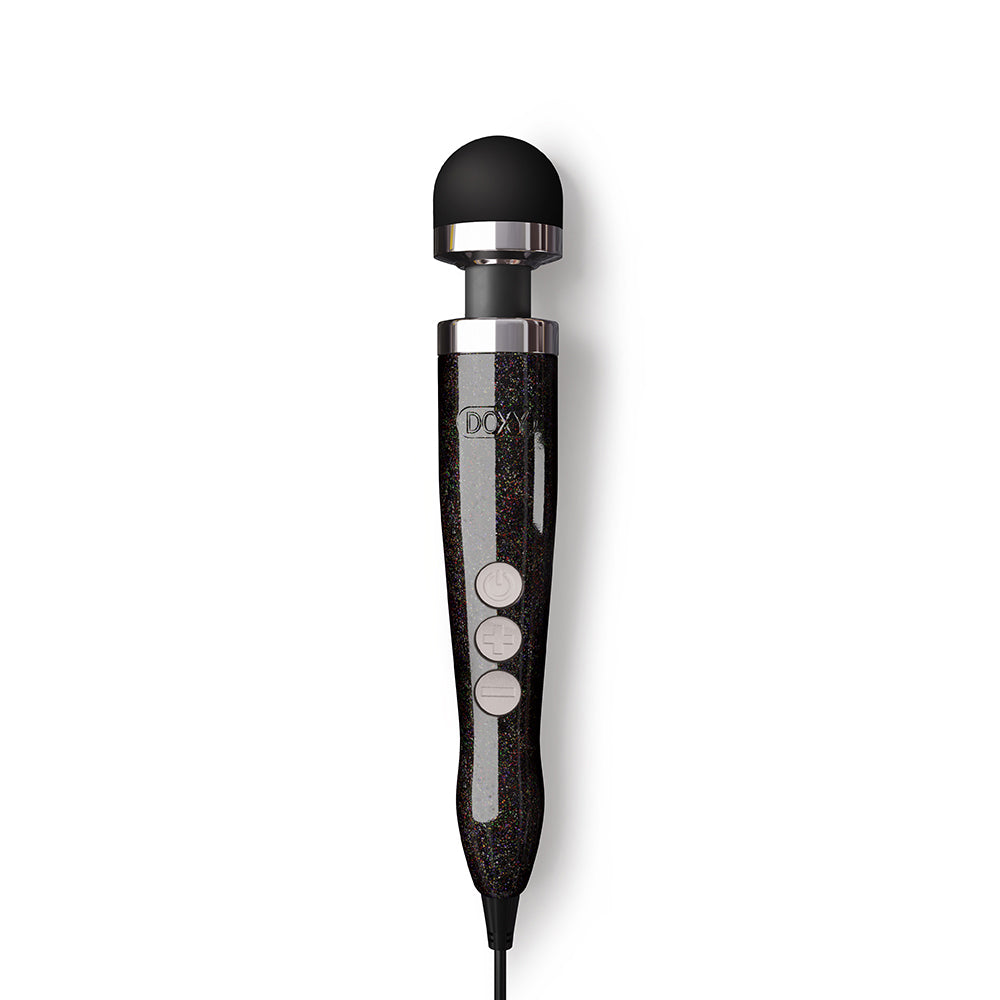 Doxy Die Cast 3 Compact Wand Vibrator Disco Black - Fantasies Boutique