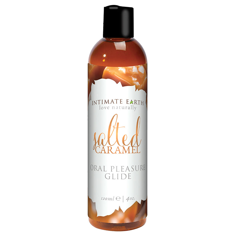 Intimate Earth Sea Salt Caramel Flavored Glide 120 ml/4 oz - Fantasies Boutique