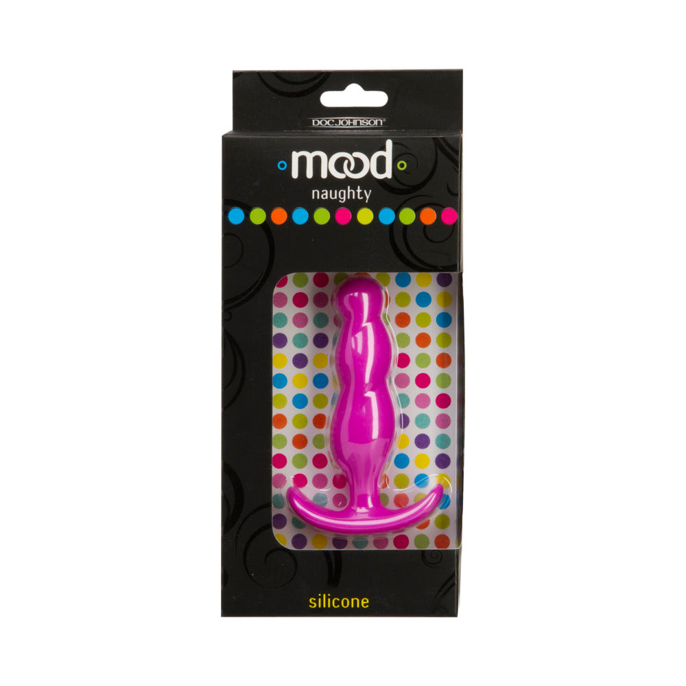 Mood - Naughty 3 - Medium Pink Silicone Butt Plug - Fantasies Boutique