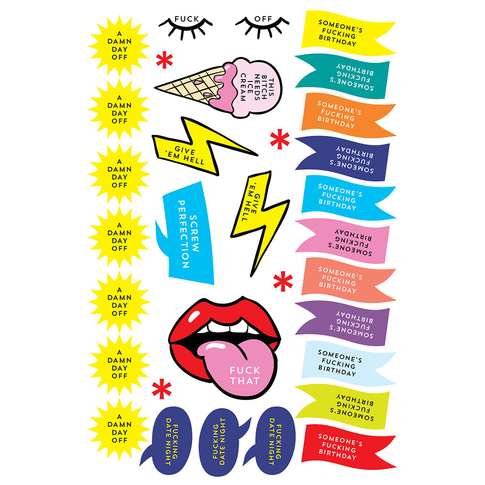 Fucking Planner Stickers