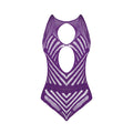 Magic Silk Seamless Teddy Violet O/S