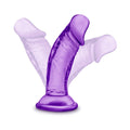 B Yours Sweet n' Small 4 in. Dildo Purple - Fantasies Boutique