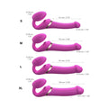 Strap-On-Me Multi Orgasm Bendable Strapless Strap-On Fuchsia Small
