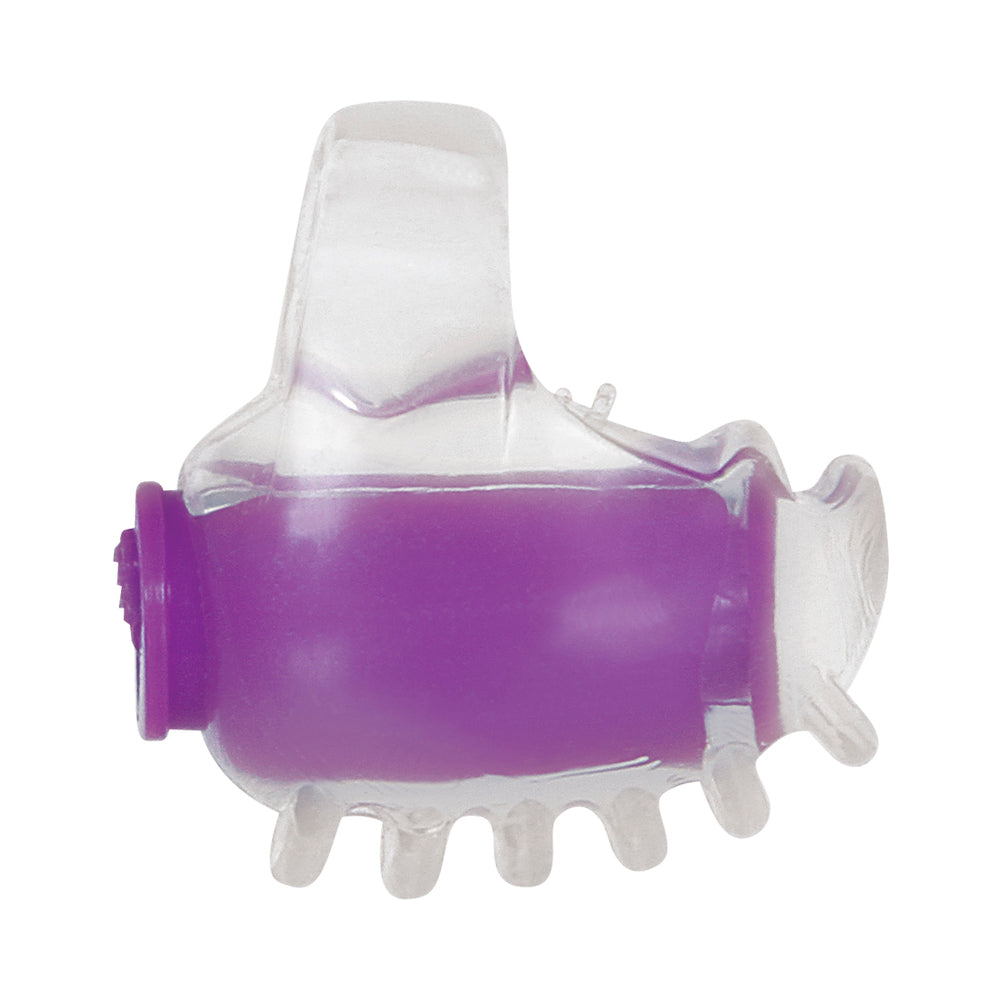 Evolved Ring True 3-Piece Vibrating Ring Set Clear/Purple - Fantasies Boutique