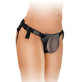 King Cock Elite Comfy Silicone Body Dock Kit With Dildo Tan/Black - Fantasies Boutique