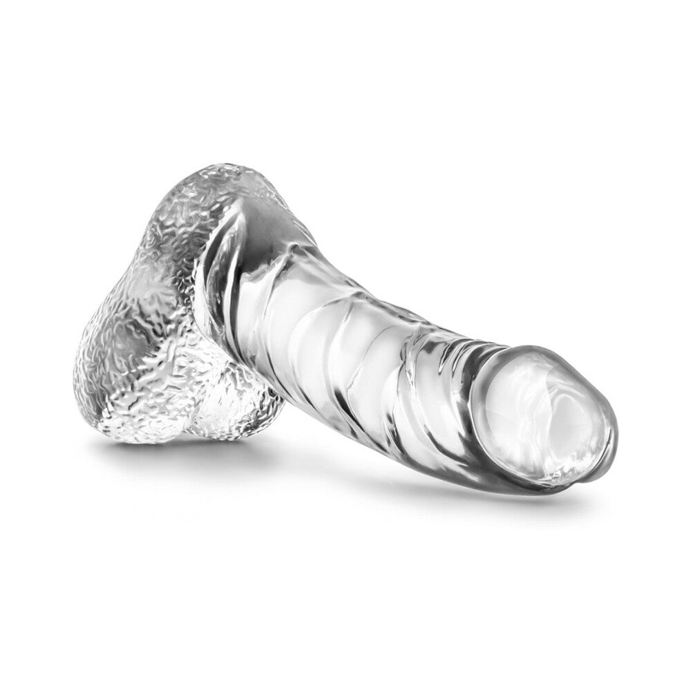 Blush Naturally Yours Ding Dong Realistic 5.5 in. Dildo with Balls Clear - Fantasies Boutique