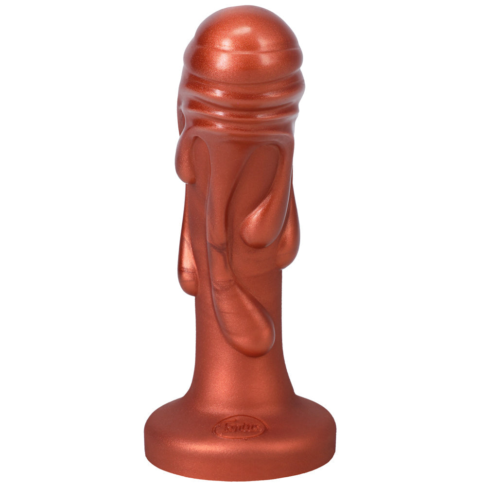 Tantus Magma 7 in. Fantasy Dildo Medium-Firm Copper - Fantasies Boutique