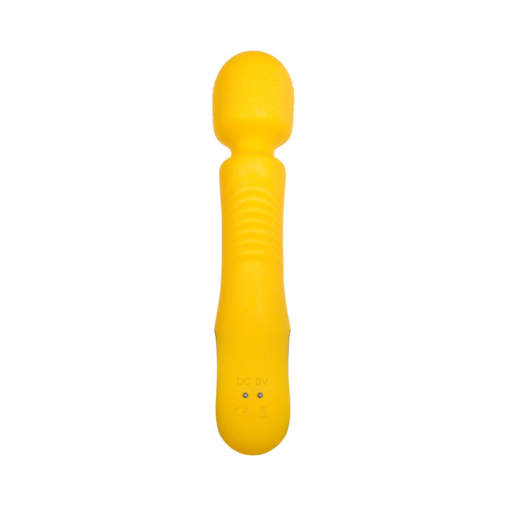 Evolved Buttercup Rechargeable Silicone Wand Vibrator Yellow - Fantasies Boutique