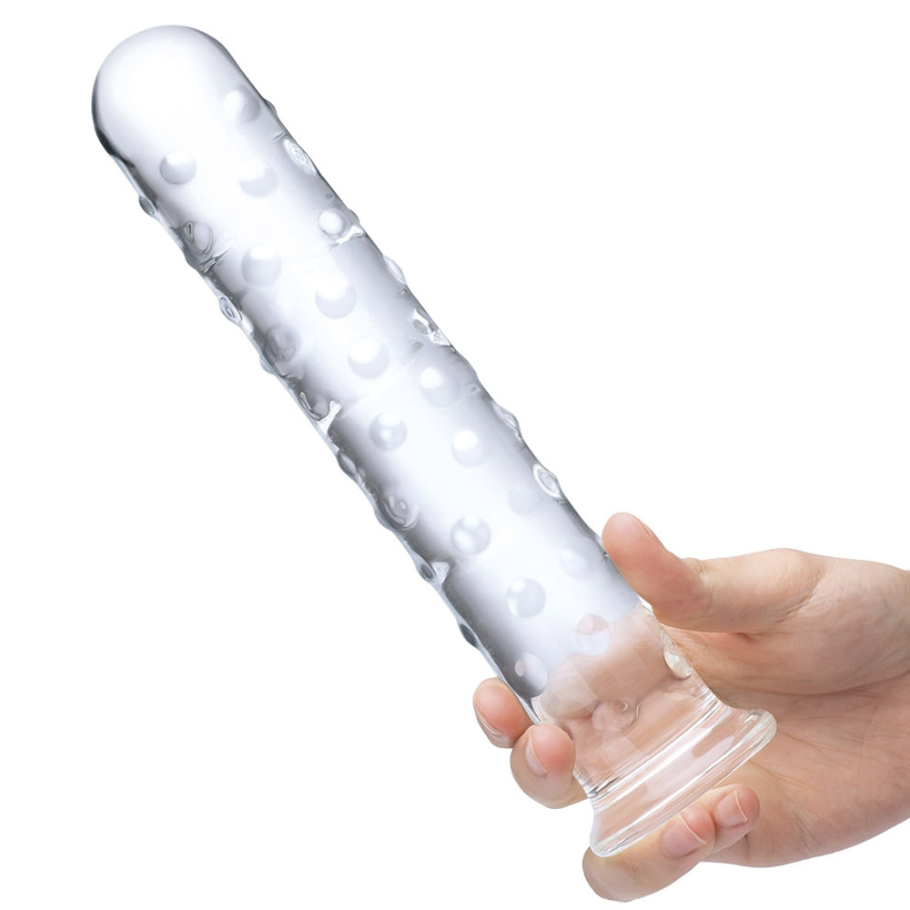Glas 10 in. Extra Large Glass Dildo - Fantasies Boutique