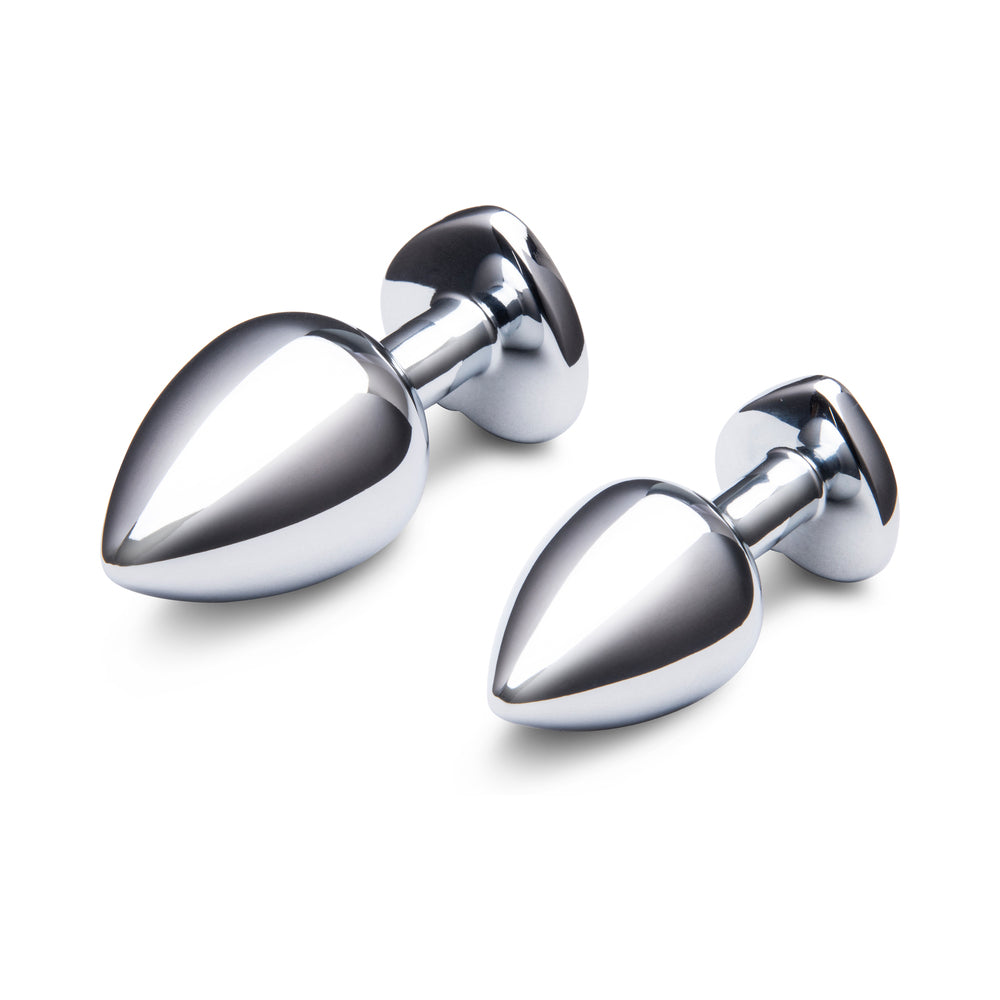 b-Vibe Jewel Metal Training Plug Set