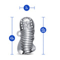 RIZE! Squeezy Ergonomic Stroker Clear - Fantasies Boutique