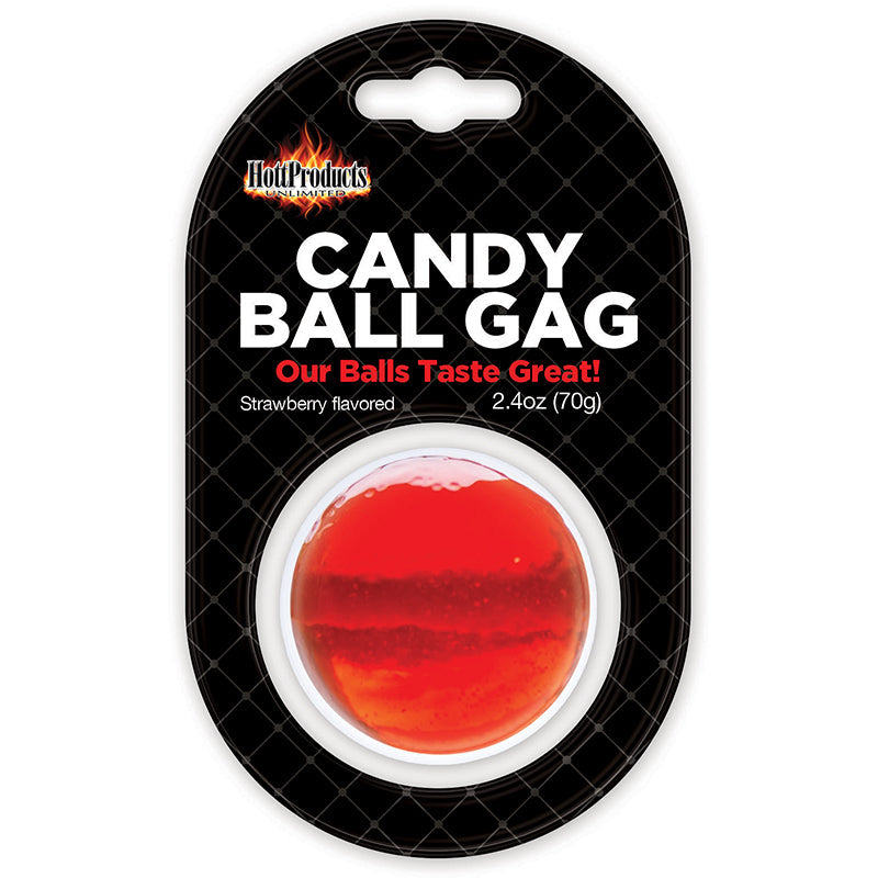 Candy Ball Gag Strawberry - Fantasies Boutique