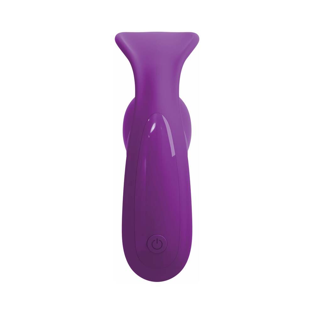 3Some Total Ecstasy Triple Stimulation Silicone Vibrator Purple - Fantasies Boutique