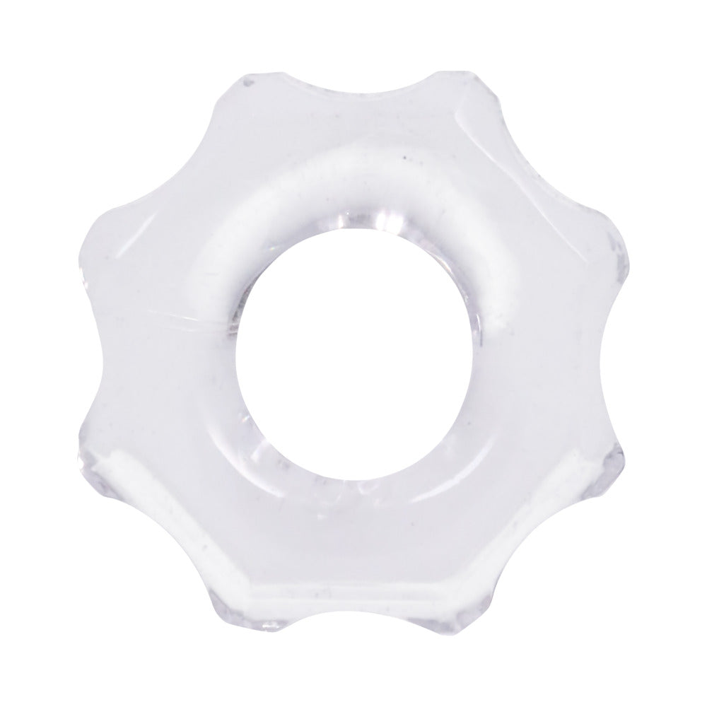Rock Solid Gear Clear C Ring in a Clamshell - Fantasies Boutique