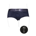 Ouch! Vibrating Strap-on Brief Black XS/S - Fantasies Boutique