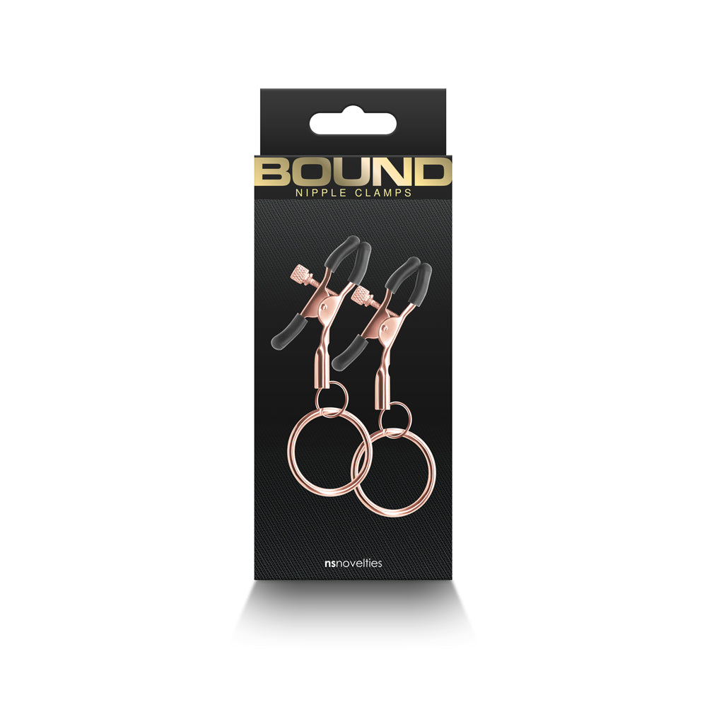 Bound Nipple Clamps C2 Rose Gold - Fantasies Boutique