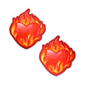 Pastease Flaming Heart Nipple Pasties