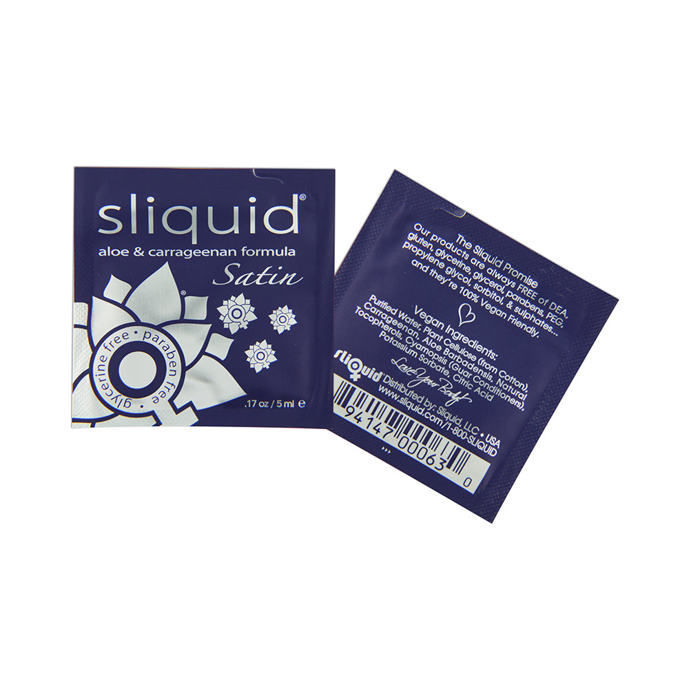 Sliquid Naturals Satin Pillows (200 per bag) - Fantasies Boutique