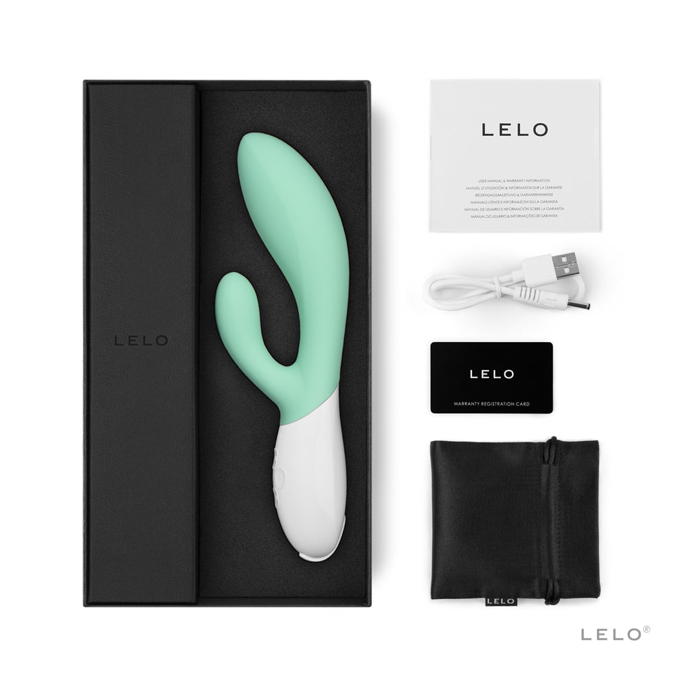 LELO INA 3 Rechargeable Dual Stimulator Seaweed - Fantasies Boutique