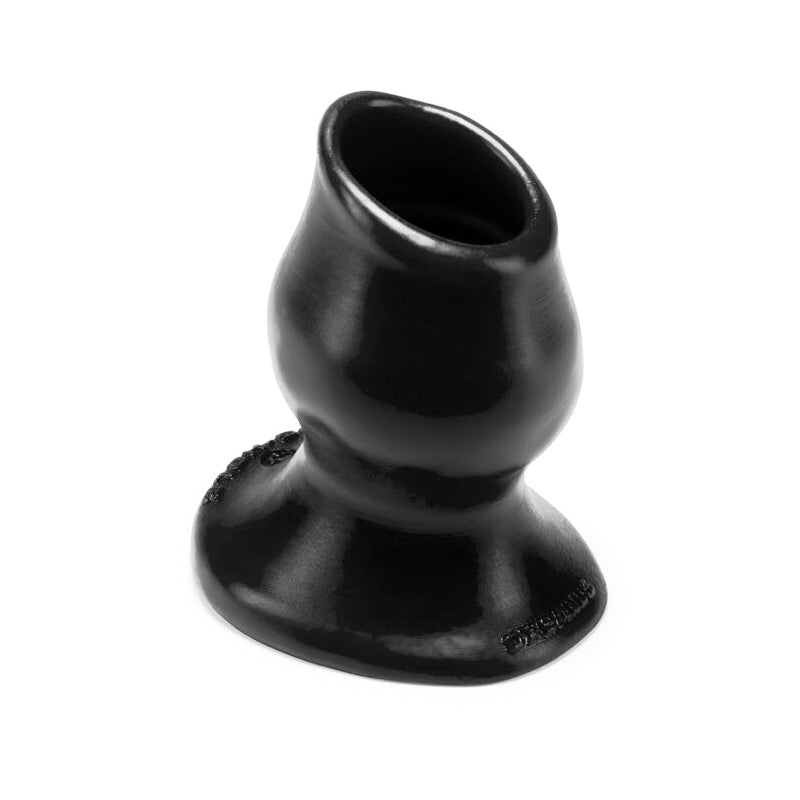 OxBalls Pighole-3, Hollow Plug, Large, Black - Fantasies Boutique