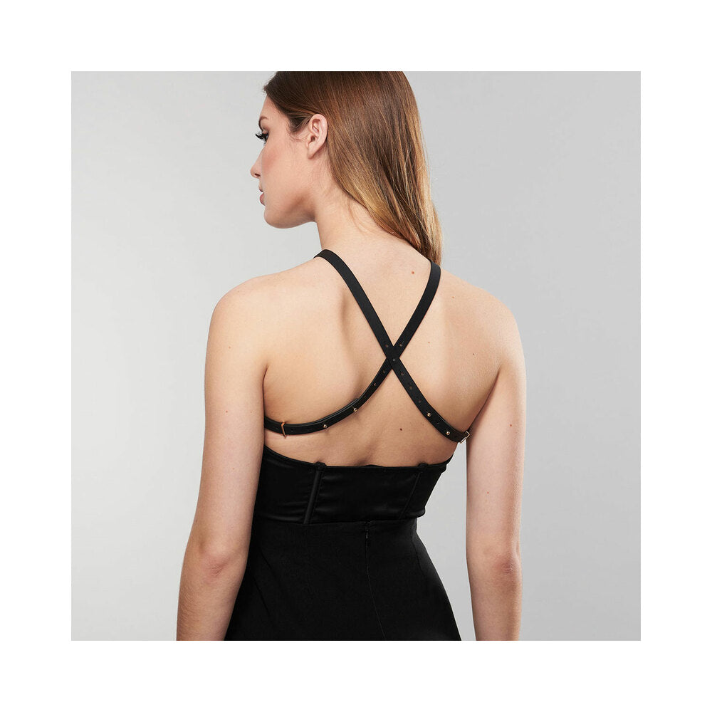 Bijoux Indiscrets Maze Cross Chest Harness - Fantasies Boutique