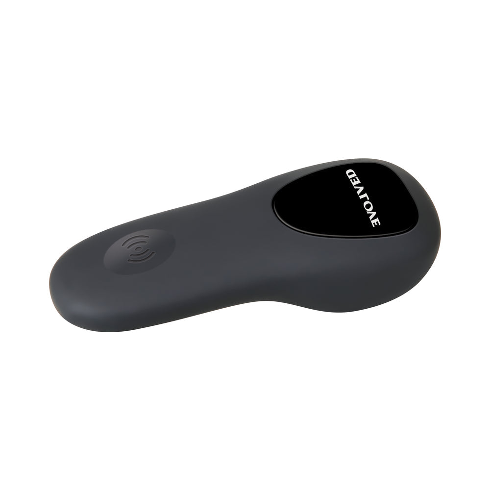 Evolved Plug & Play Rechargeable Remote-Controlled Vibrating Silicone Anal Plug Black - Fantasies Boutique