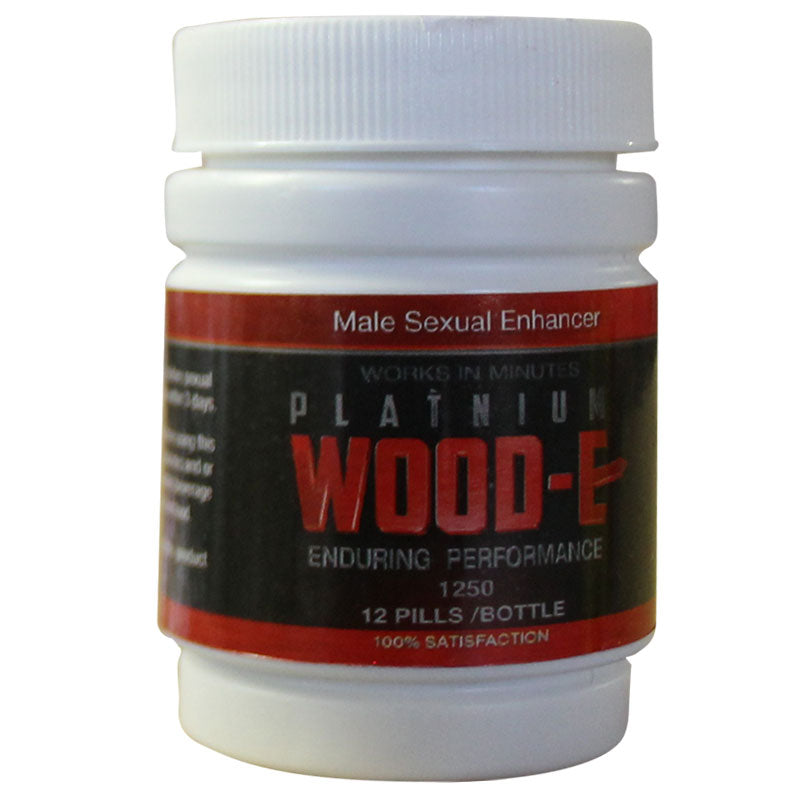 Platinum Wood-E 12ct Pill Bottle - Fantasies Boutique