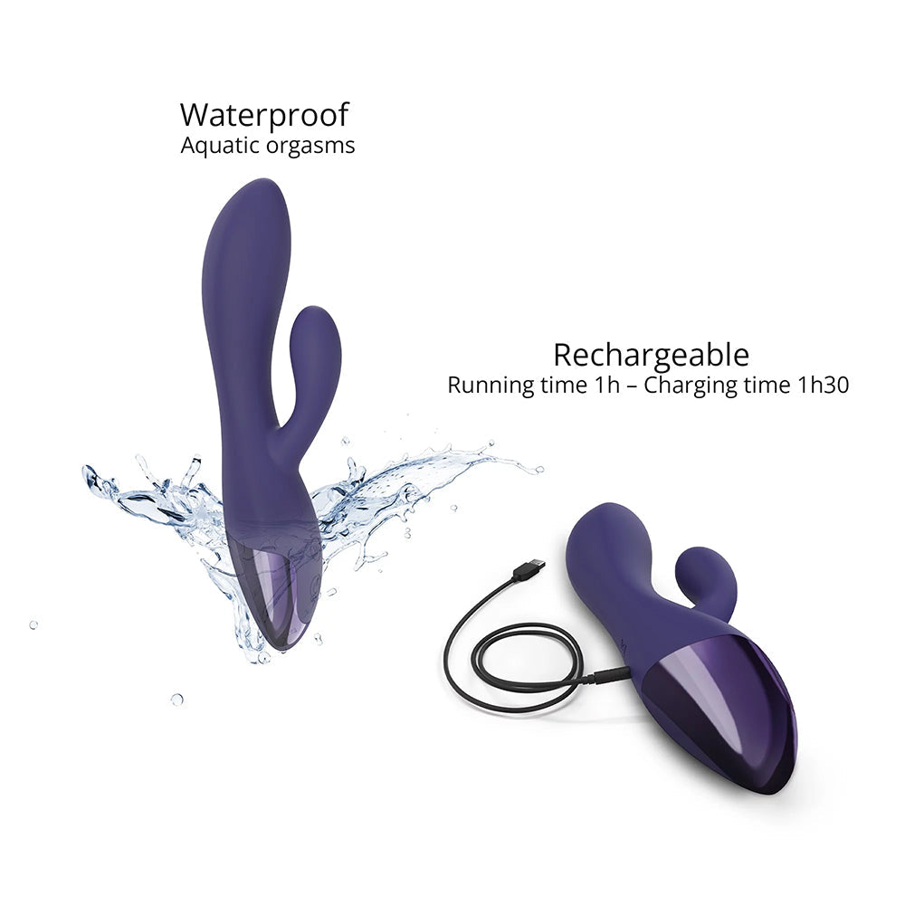 Love to Love Funky Bunny Baby Rabbit Vibrator Midnight Indigo - Fantasies Boutique