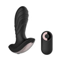 Gender Fluid Buzz Rechargeable Remote-Controlled Silicone Anal Vibrator Black