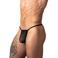 Male Power Mesh 2.0 G-String Black O/S