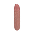 RealRock 5 in. U-Shaped Double Dildo Beige - Fantasies Boutique