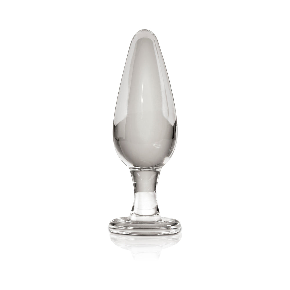 Icicles No. 26 Glass Anal Plug 4.5 in. Clear
