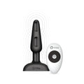 b-Vibe Trio Rechargeable Remote-Controlled Triple-Motor Vibrating Silicone Anal Plug Black - Fantasies Boutique
