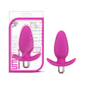 Luxe Little Thumper Vibrating Silicone Anal Plug Pink - Fantasies Boutique