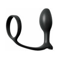 Pipedream Anal Fantasy Collection Silicone Ass-Gasm Cock Ring Beginner's Plug Black - Fantasies Boutique