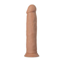 Au Naturel Carlos 9 in. Posable Dual Density Dildo Tan