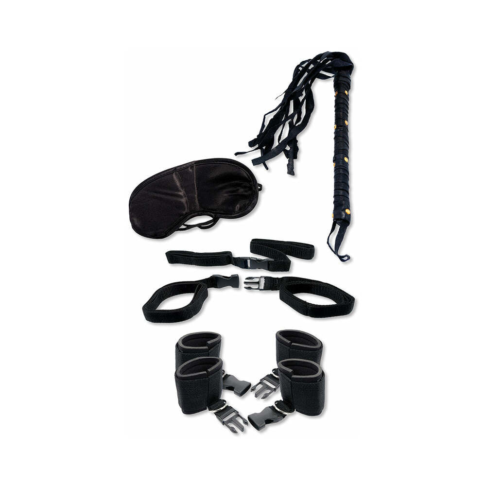 Fetish Fantasy Series 5-Piece Bedroom Bondage Kit Black - Fantasies Boutique