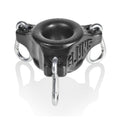 OxBalls Slung, Ballstretcher With 3 Carabiners, Black - Fantasies Boutique
