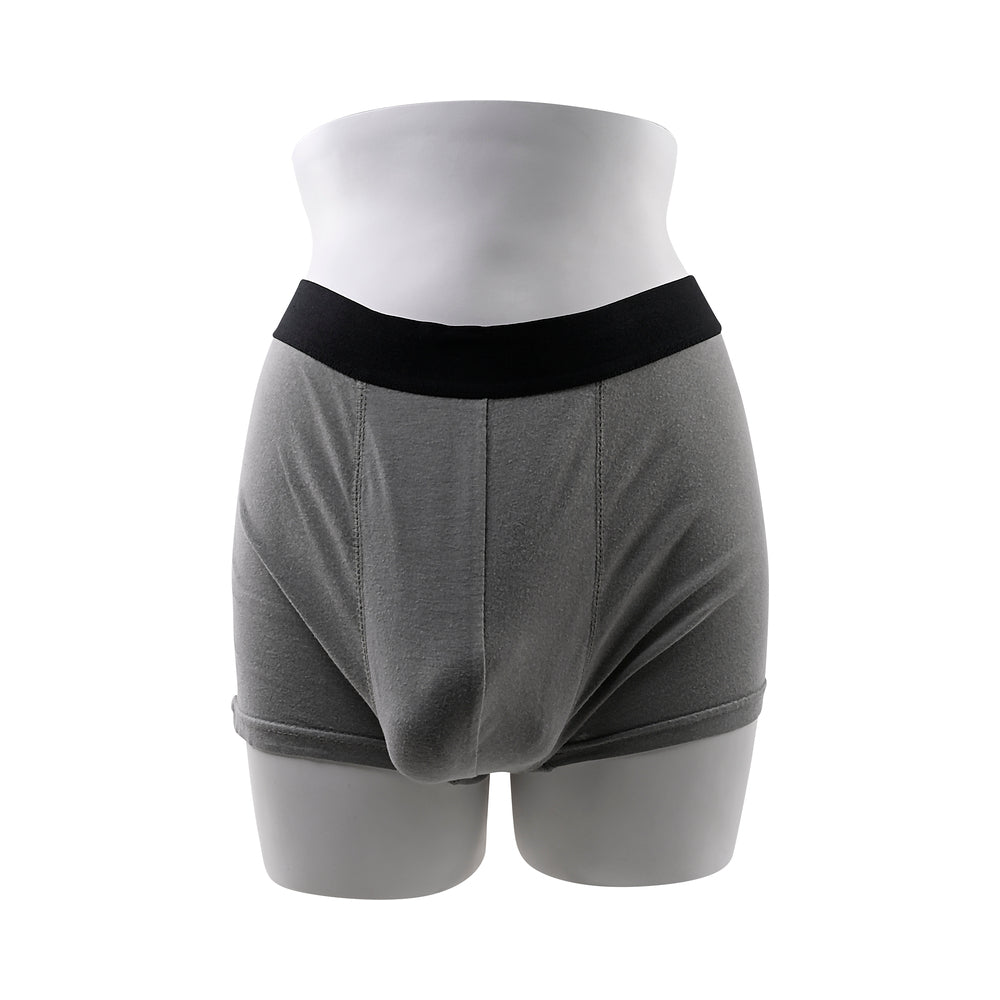 Gender X 4 in. Silicone Packer Dark - Fantasies Boutique