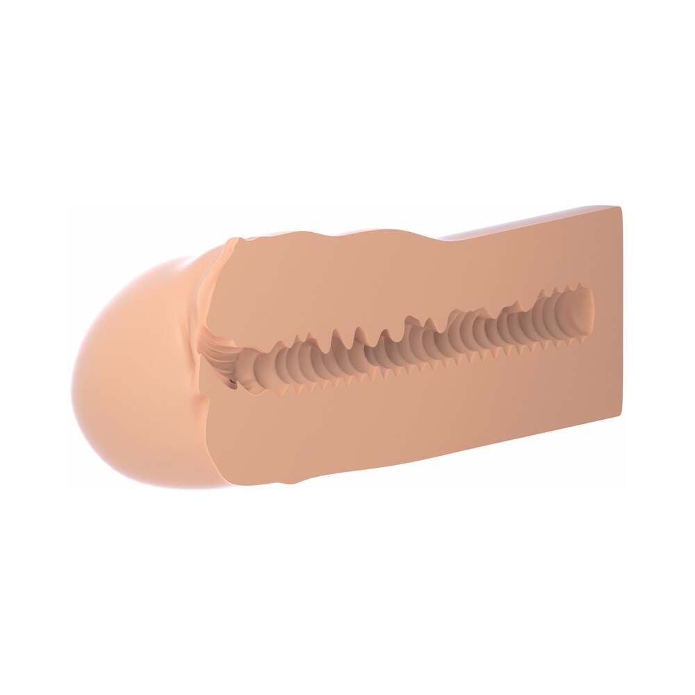 PDX Fuck Me Silly To Go Horny Fuckslut Vaginal Mega Stroker Beige - Fantasies Boutique